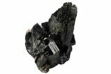 Black Tourmaline (Schorl) Crystals with Orthoclase - Namibia #132196-1